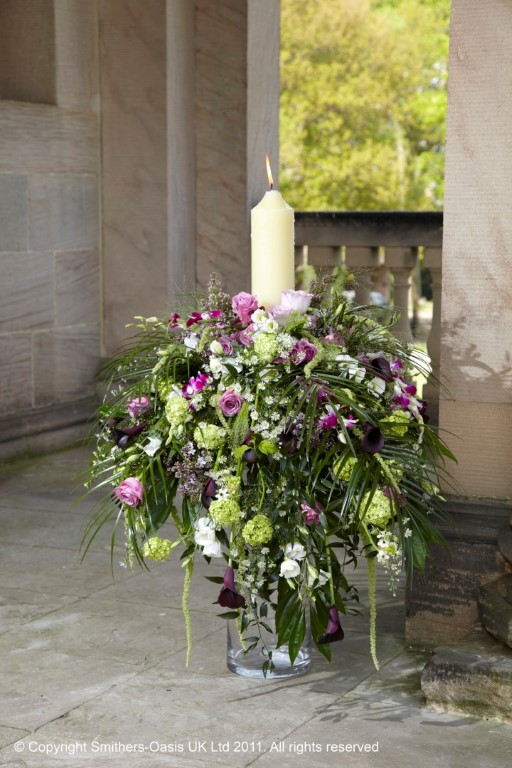 Candle Church Flowers and bespoke tribtes